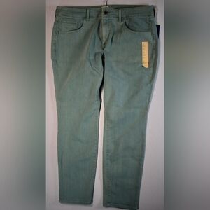 New- Universal Thread Mid-Rise Skinny Jeans. Size 16 Sage *see call-out in pic